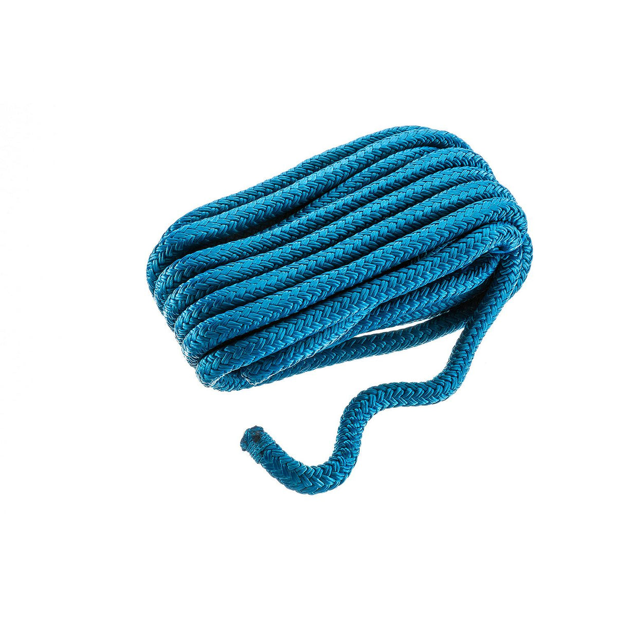 Double Braid Nylon Dock Line, Blue, 1/2in x 25ft