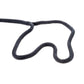Double Braid Nylon Dock Line, Black,  1/2in x 20ft