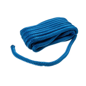 Double Braid Nylon Dock Line, Blue, 1/2in x 20ft