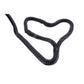 Double Braid Nylon Dock Line, Black, 5/8in x 25ft