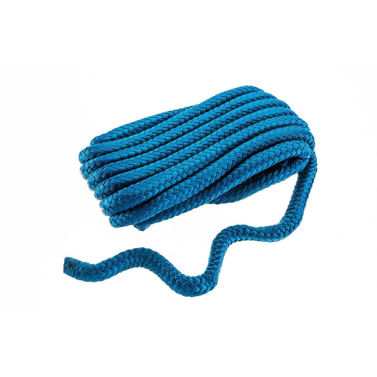Double Braid Nylon Dock Line, Blue, 5/8in x 20ft