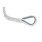 3-Strand Twisted Nylon Anchor Line, White, 3/8in x 100ft