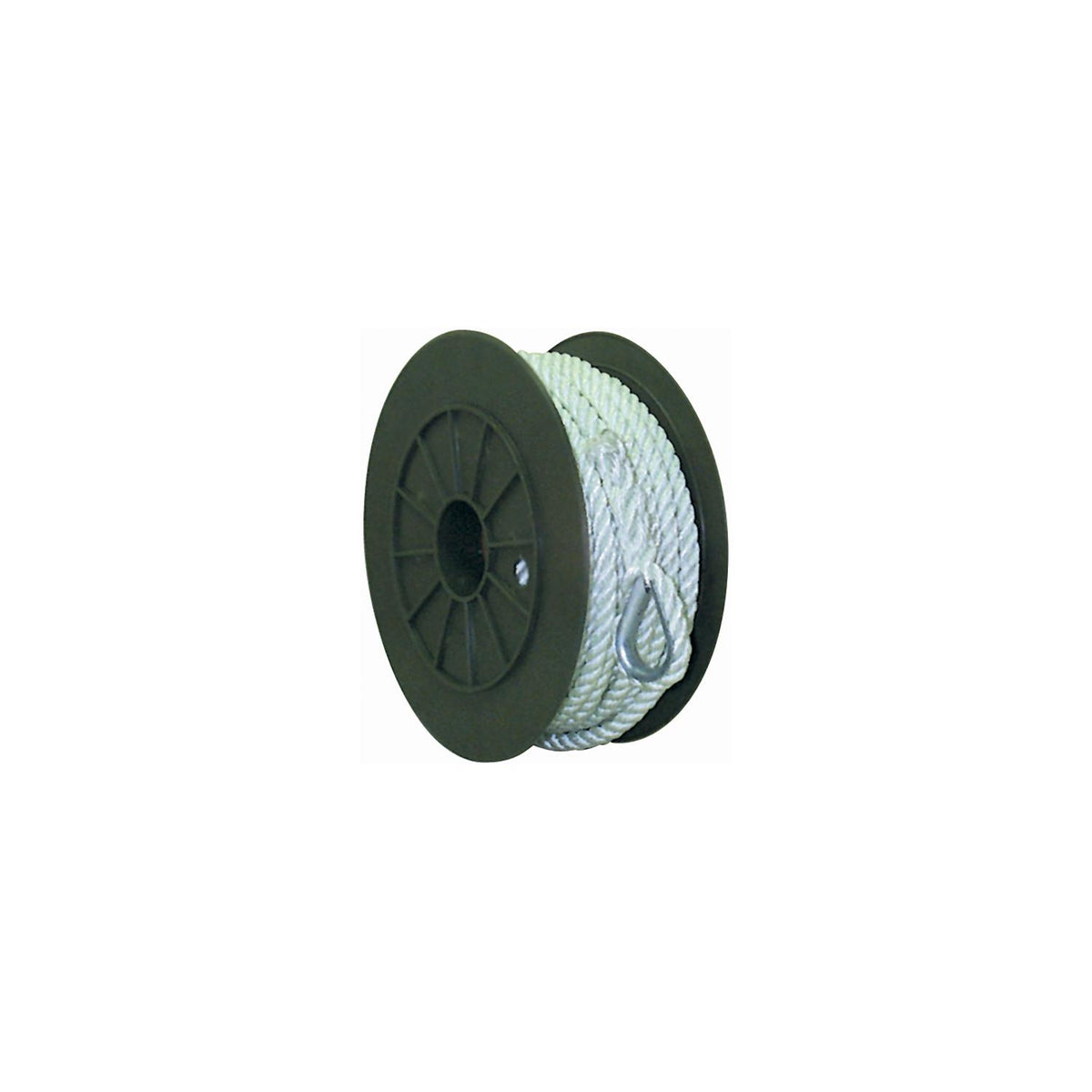 3-Strand Twisted Nylon Anchor Line, White, 1/2in x 200ft