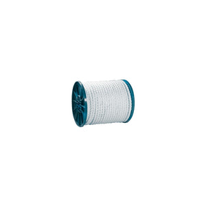 Twisted Nylon Rope/ Spool, White, 3/8in x 600ft