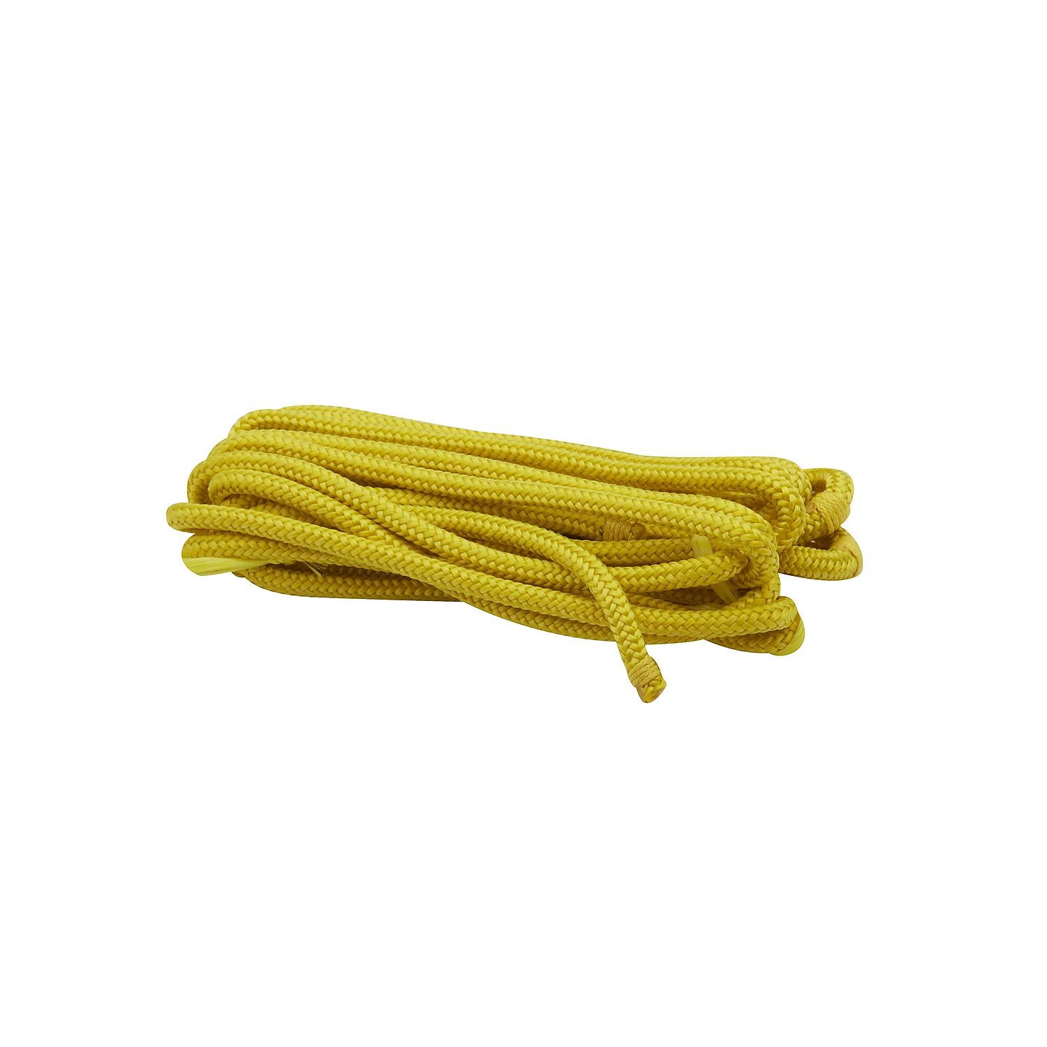 Double Braided Nylon Fender Line, Yellow, 1/4in x 6ft, 2/PK