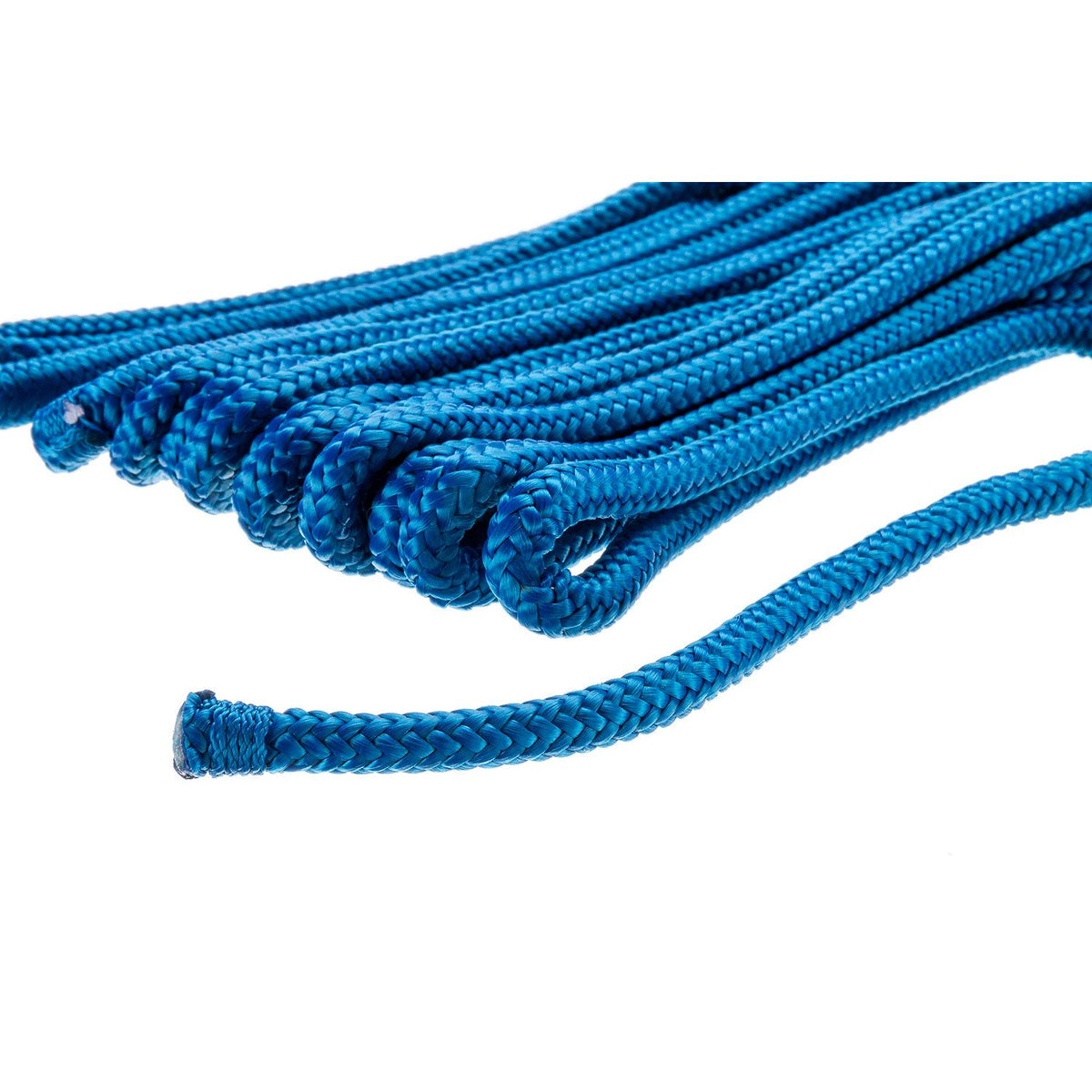 Double Braided Nylon Fender Line, Blue, 1/4in x 6ft, 2/PK