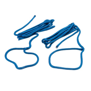 Double Braided Nylon Fender Line, Blue, 1/4in x 6ft, 2/PK