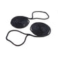 Double Braided Nylon Fender Line, Black, 1/4in x 6ft, 2/PK