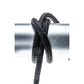 Double Braided Nylon Fender Line, Black, 1/4in x 6ft, 2/PK