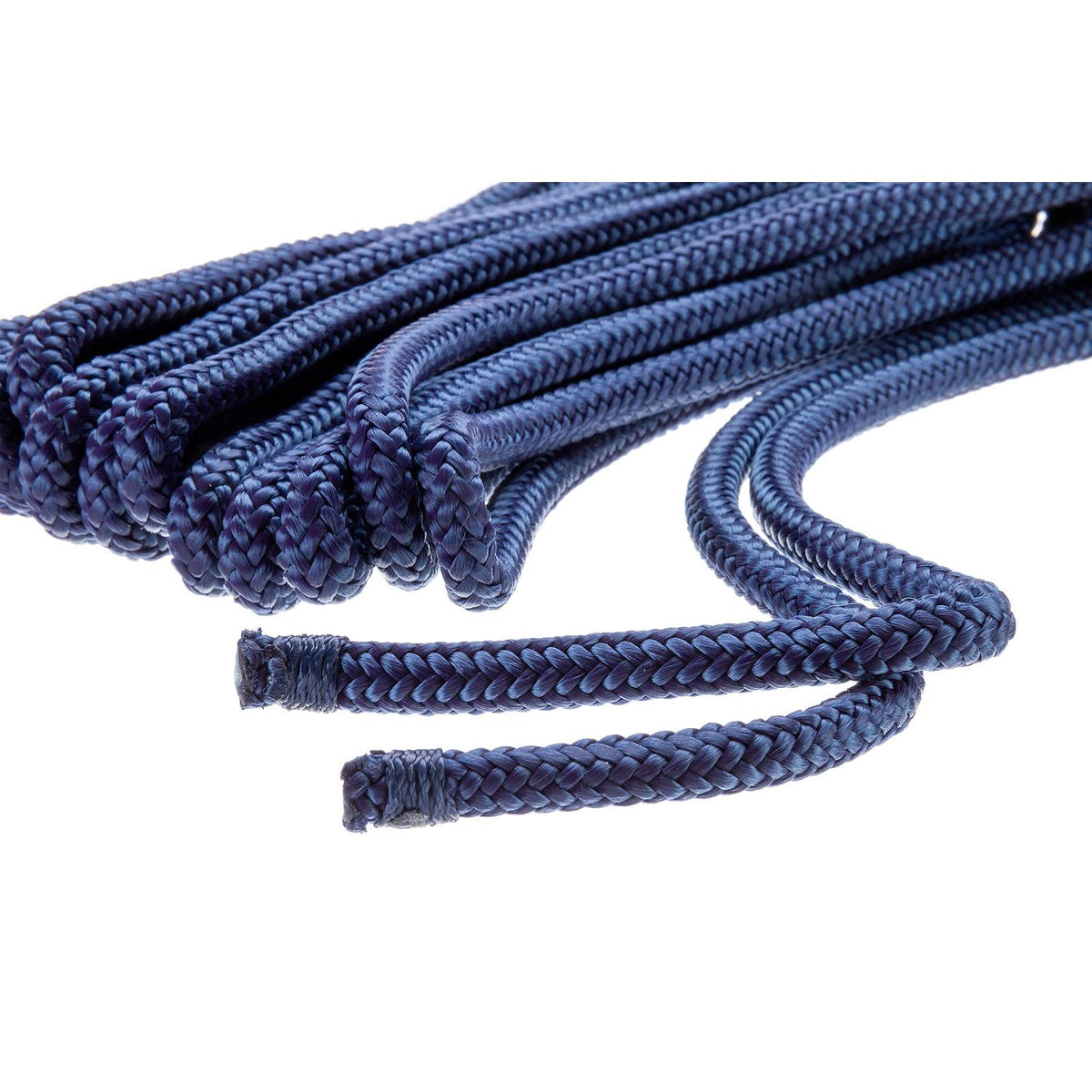 Double Braided Nylon Fender Line, Navy, 1/4in x 6ft, 2/PK