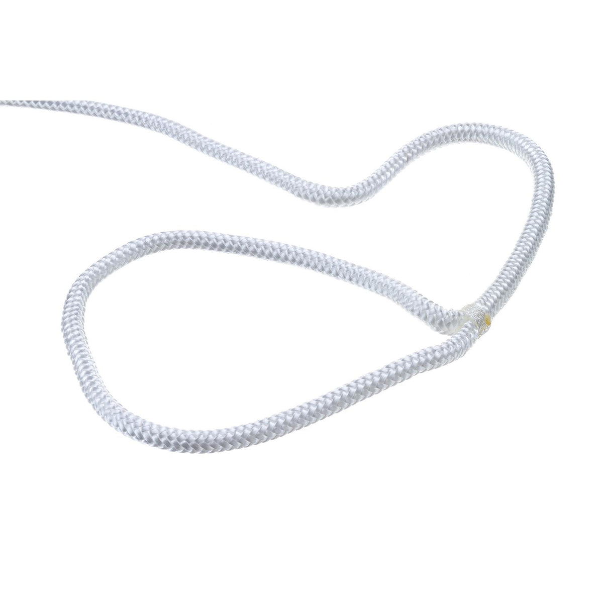 Double Braided Nylon Fender Line, White, 1/4in x 6ft, 2/PK