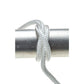 Double Braided Nylon Fender Line, White, 1/4in x 6ft, 2/PK