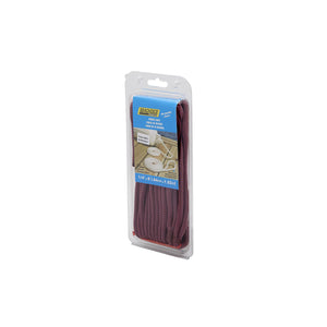 Double Braided Nylon Fender Line, Burgundy, 1/4in x 6ft