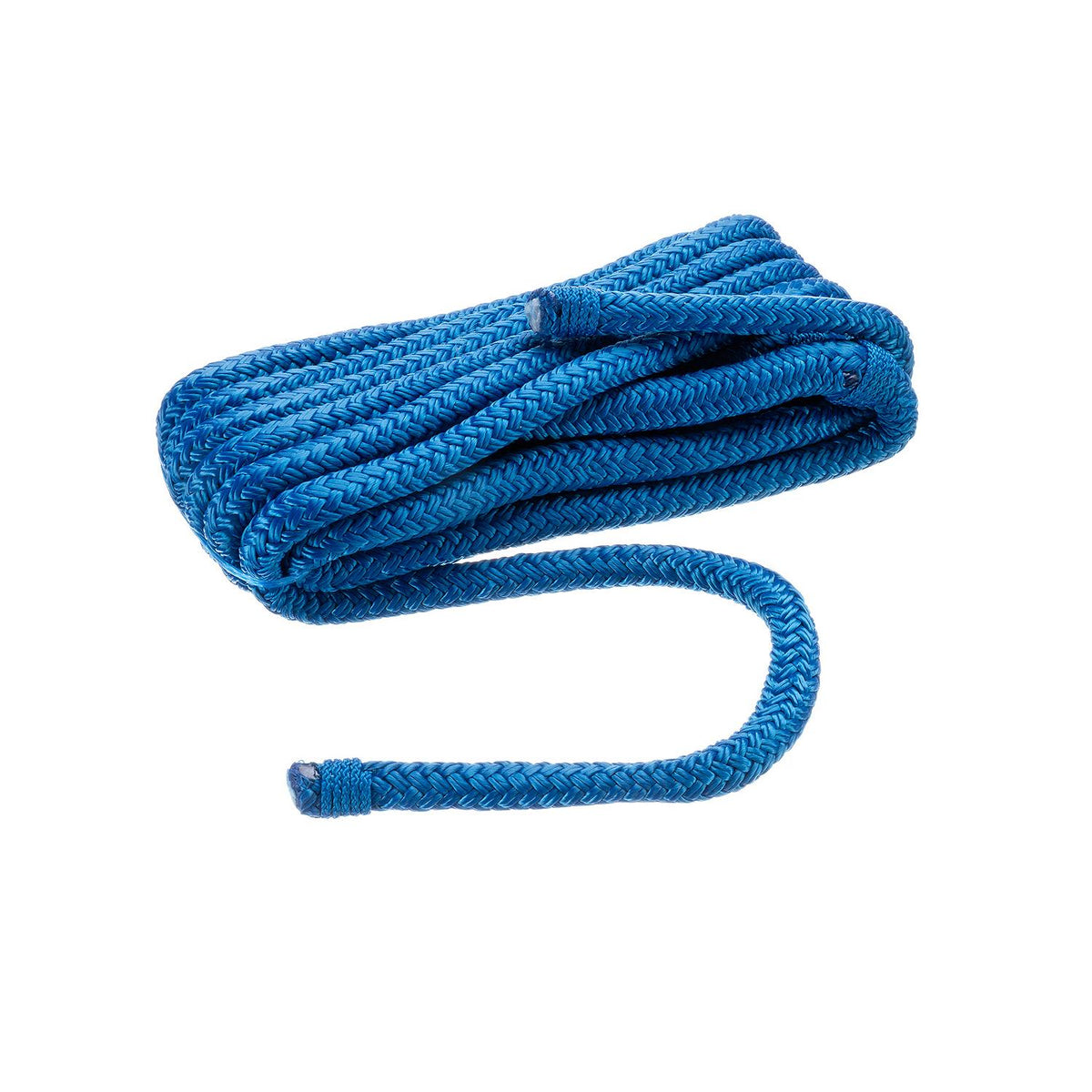 Double Braided Nylon Fender Line, Blue, 3/8in x 6ft, 2/PK