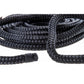 Double Braided Nylon Fender Line, Black,  3/8in x 6ft, 2/PK