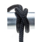 Double Braided Nylon Fender Line, Black,  3/8in x 6ft, 2/PK