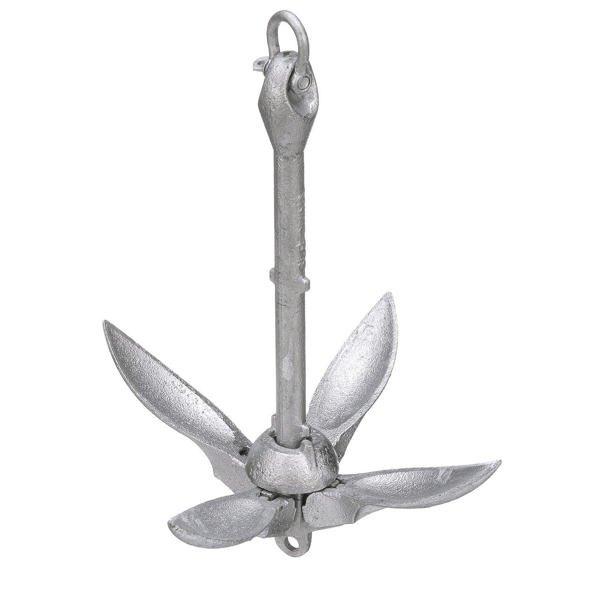Folding Grapnel Anchor, Galvanixed, 3-1/2 lb