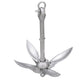 Folding Grapnel Anchor, Galvanixed, 3-1/2 lb