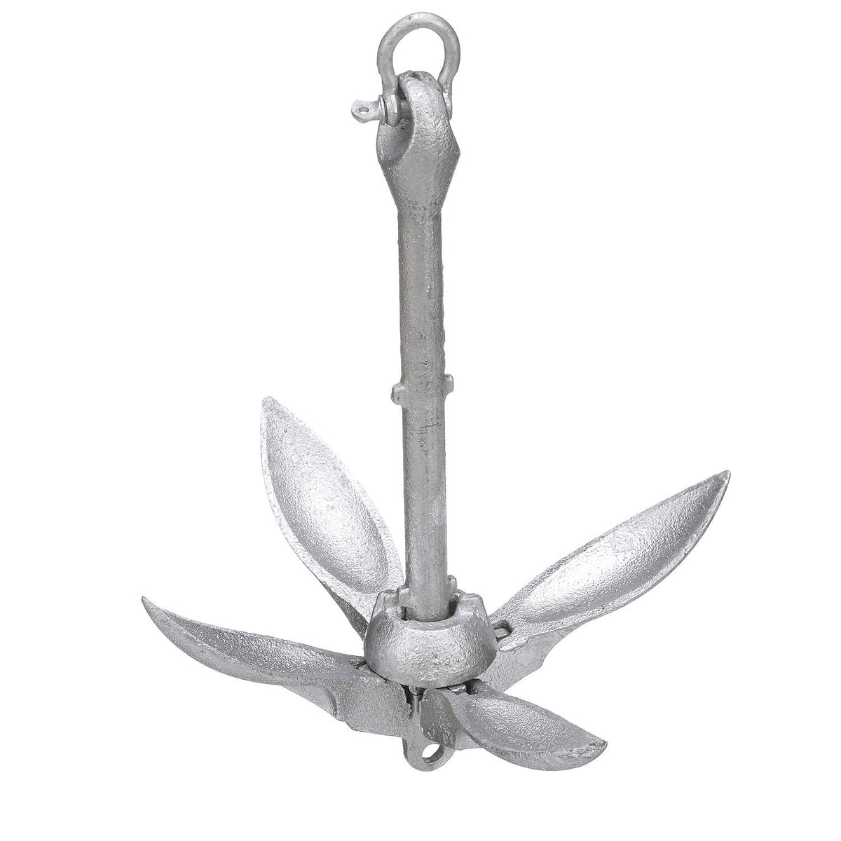 Folding Grapnel Anchor, Galvanixed, 3-1/2 lb