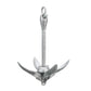 Galvanized Folding Grapnel Anchor, 5-1/2 lbs