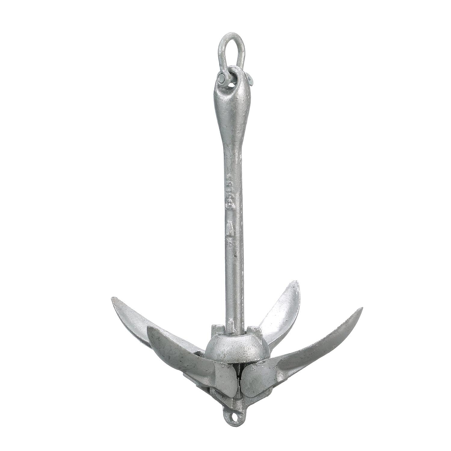 Galvanized Folding Grapnel Anchor, 5-1/2 lbs