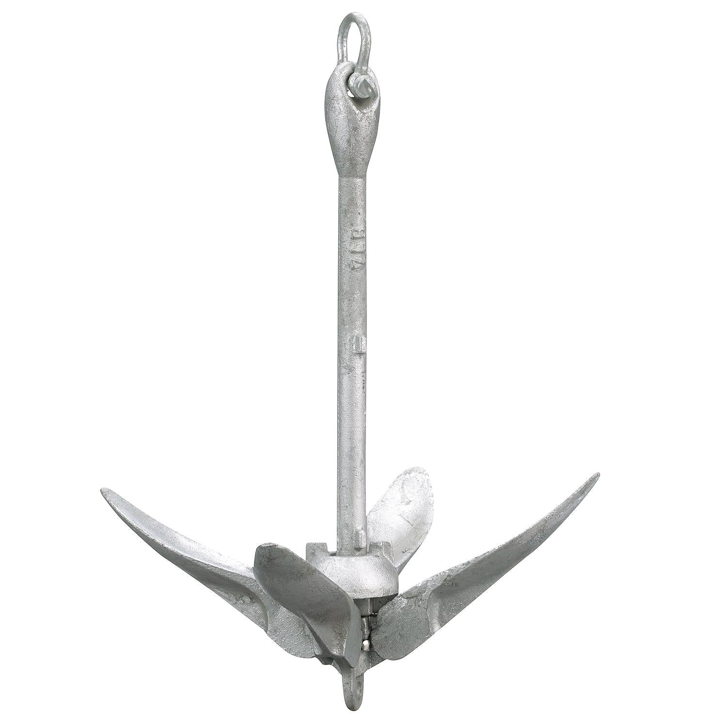 Galvanized Folding Grapnel Anchor, 7 lbs