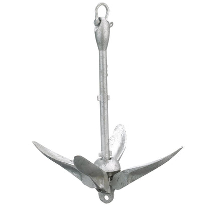 Galvanized Folding Grapnel Anchor, 7 lbs