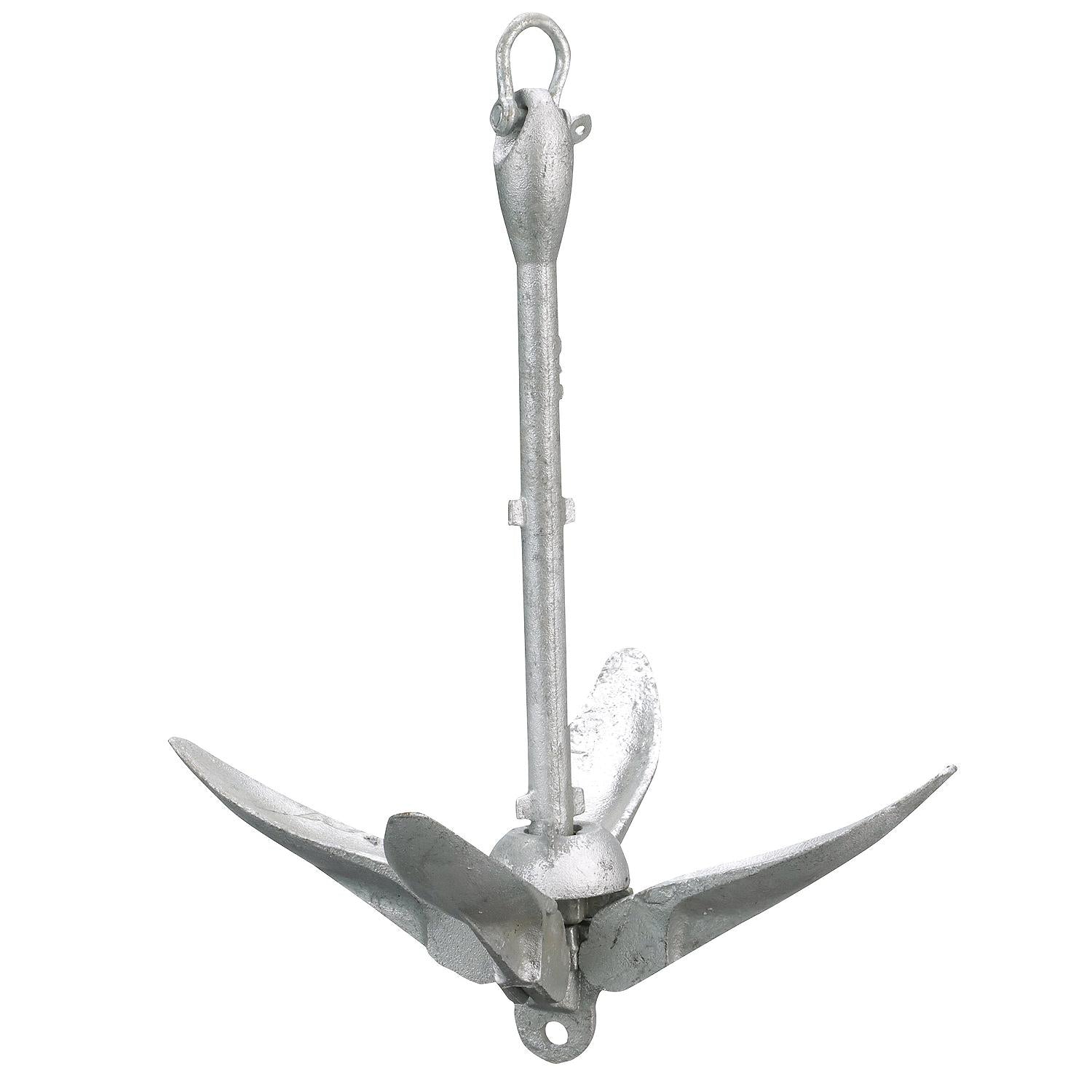 Galvanized Folding Grapnel Anchor, 7 lbs