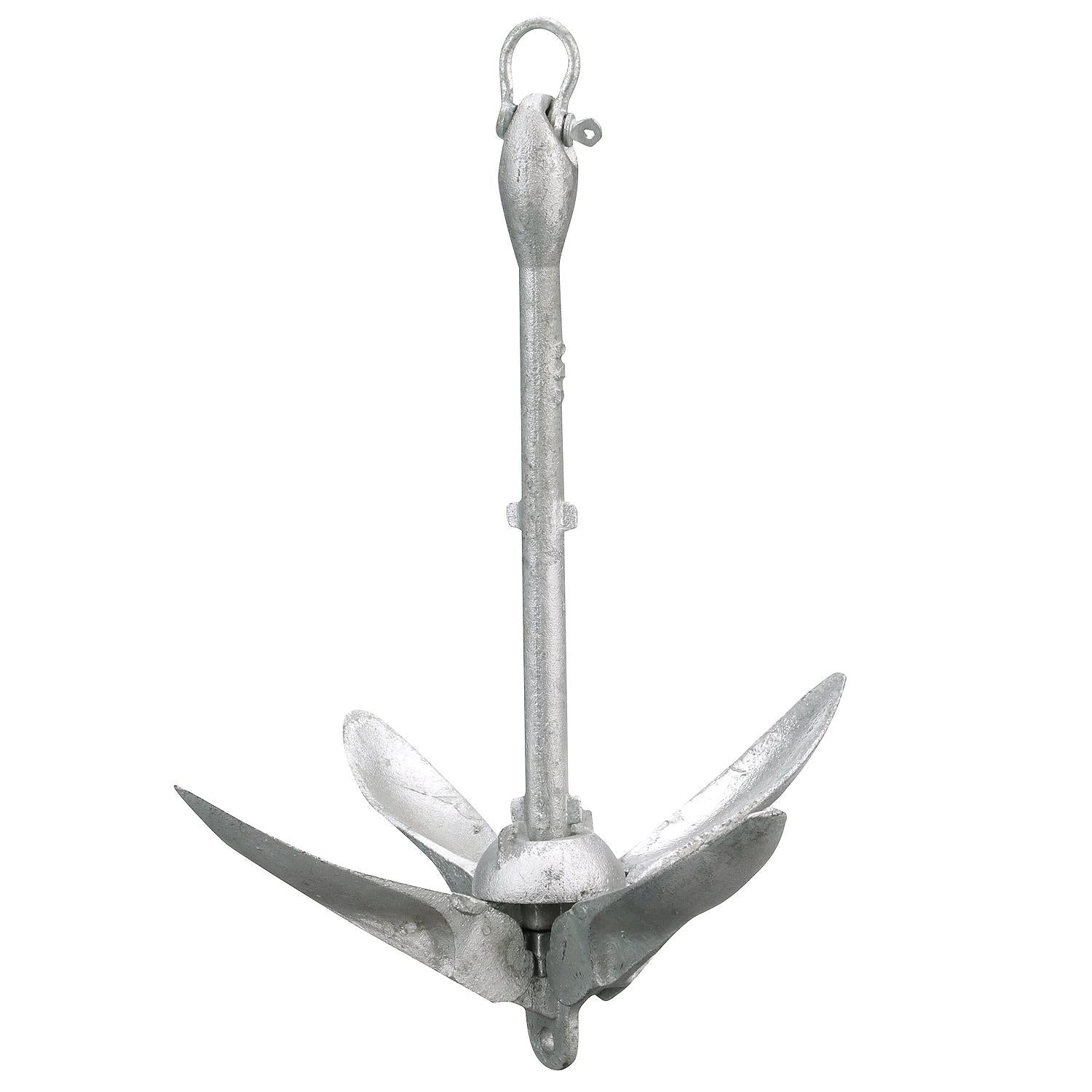 Galvanized Folding Grapnel Anchor, 7 lbs
