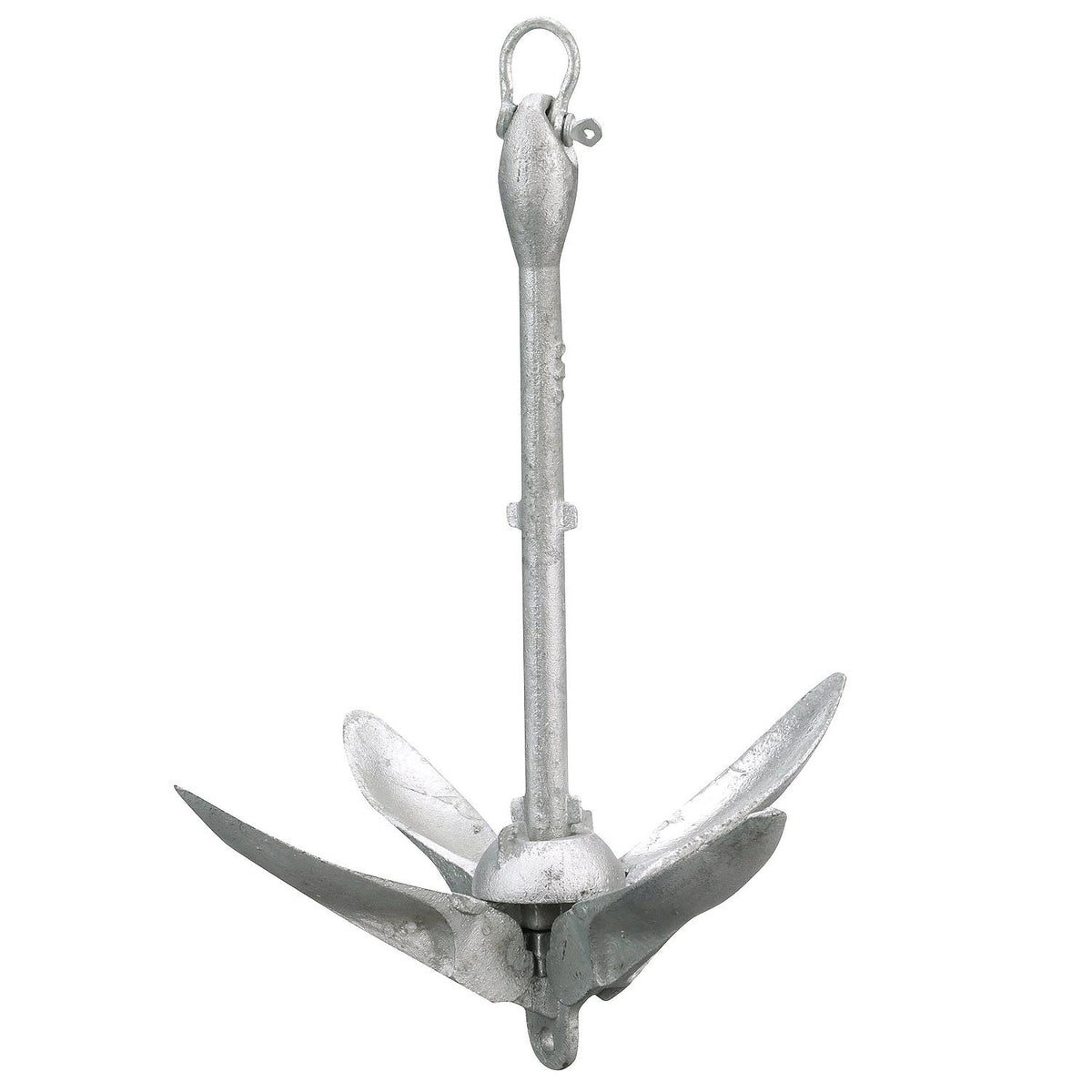 Galvanized Folding Grapnel Anchor, 7 lbs