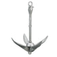 Galvanized Folding Grapnel Anchor, 13 lbs