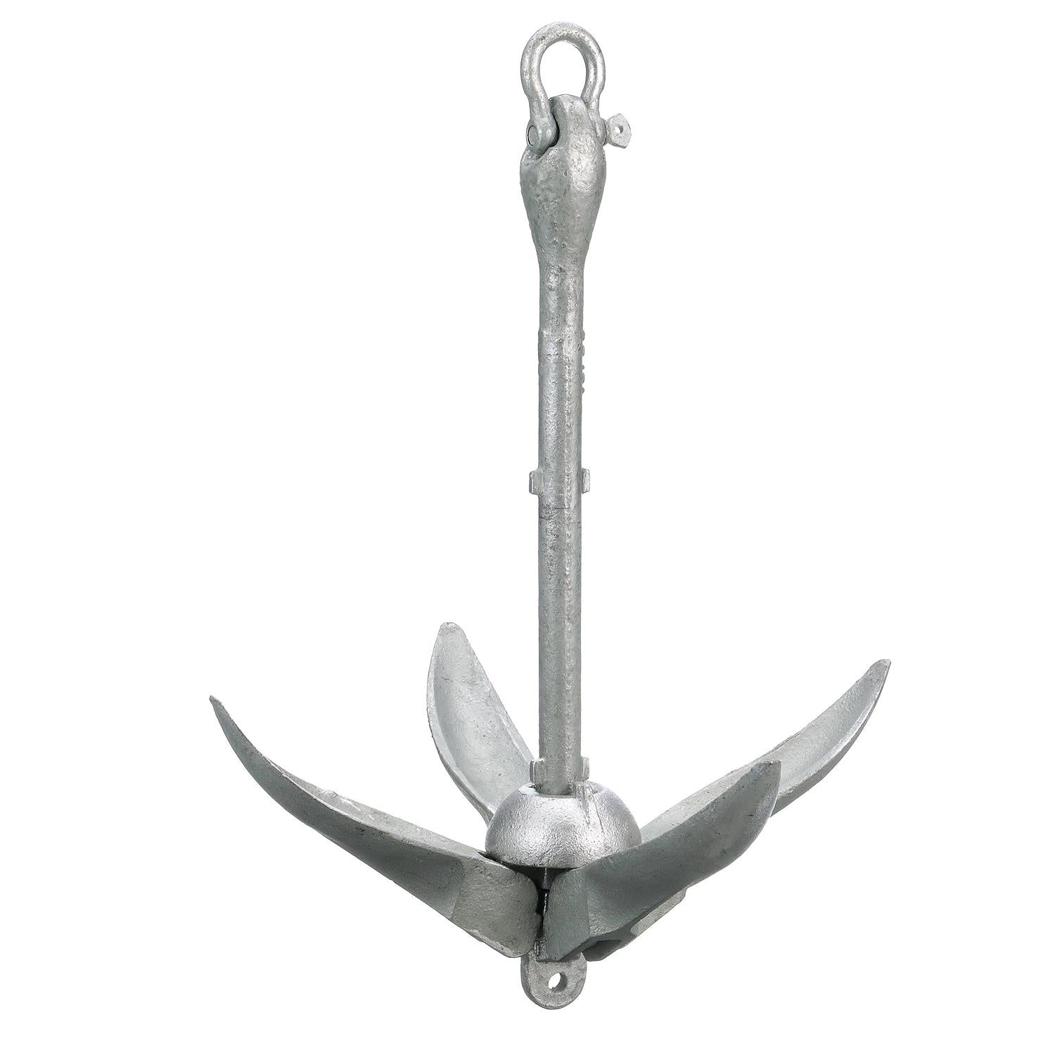 Galvanized Folding Grapnel Anchor, 13 lbs