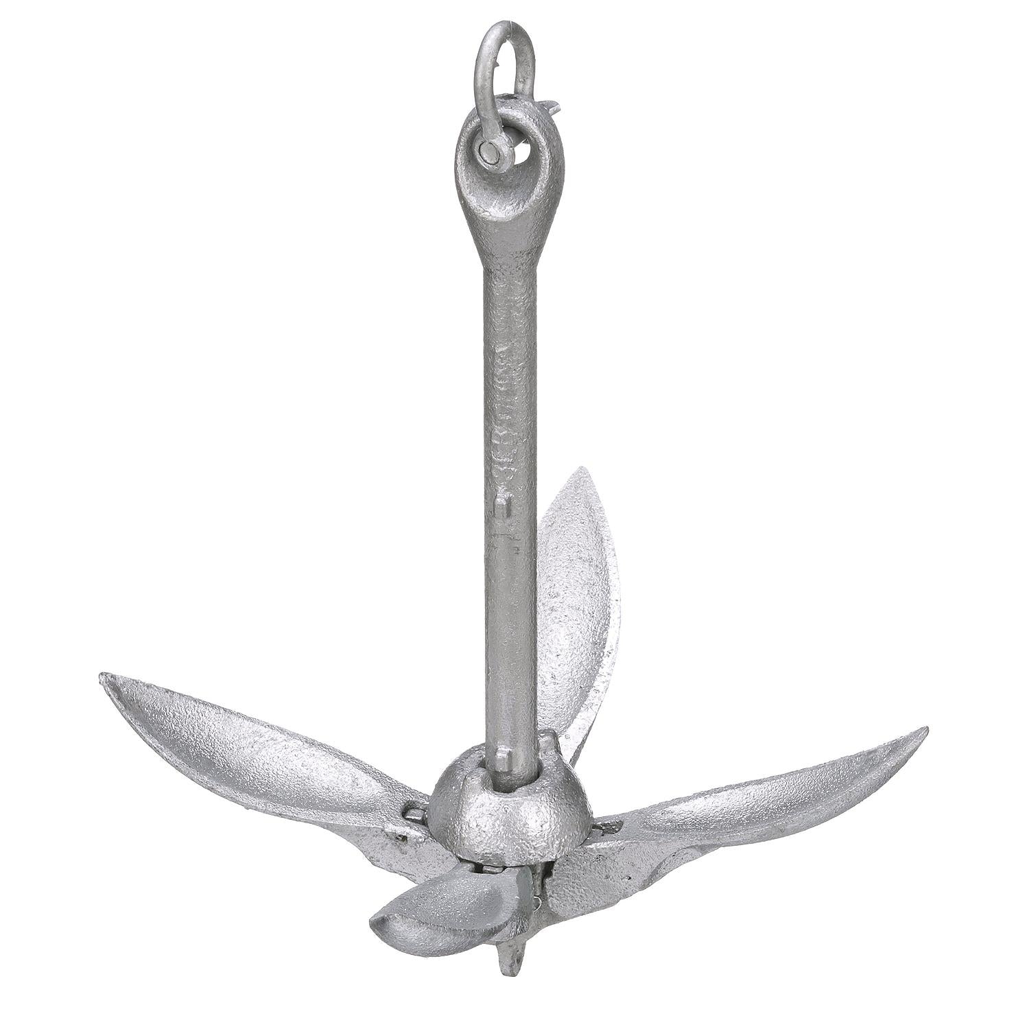 Folding Grapnel Anchor, Galvanized, 1-1/2 lb