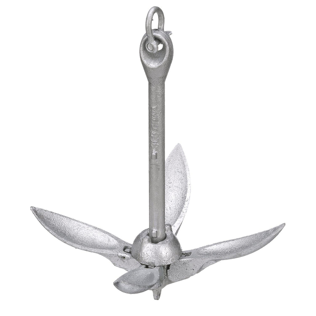 Folding Grapnel Anchor, Galvanized, 1-1/2 lb