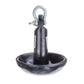 Mushroom Anchor, Vinyl Coated Cast Iron, Black, 8 lbs