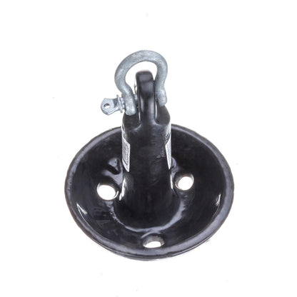 Mushroom Anchor, Vinyl Coated Cast Iron, Black, 8 lbs