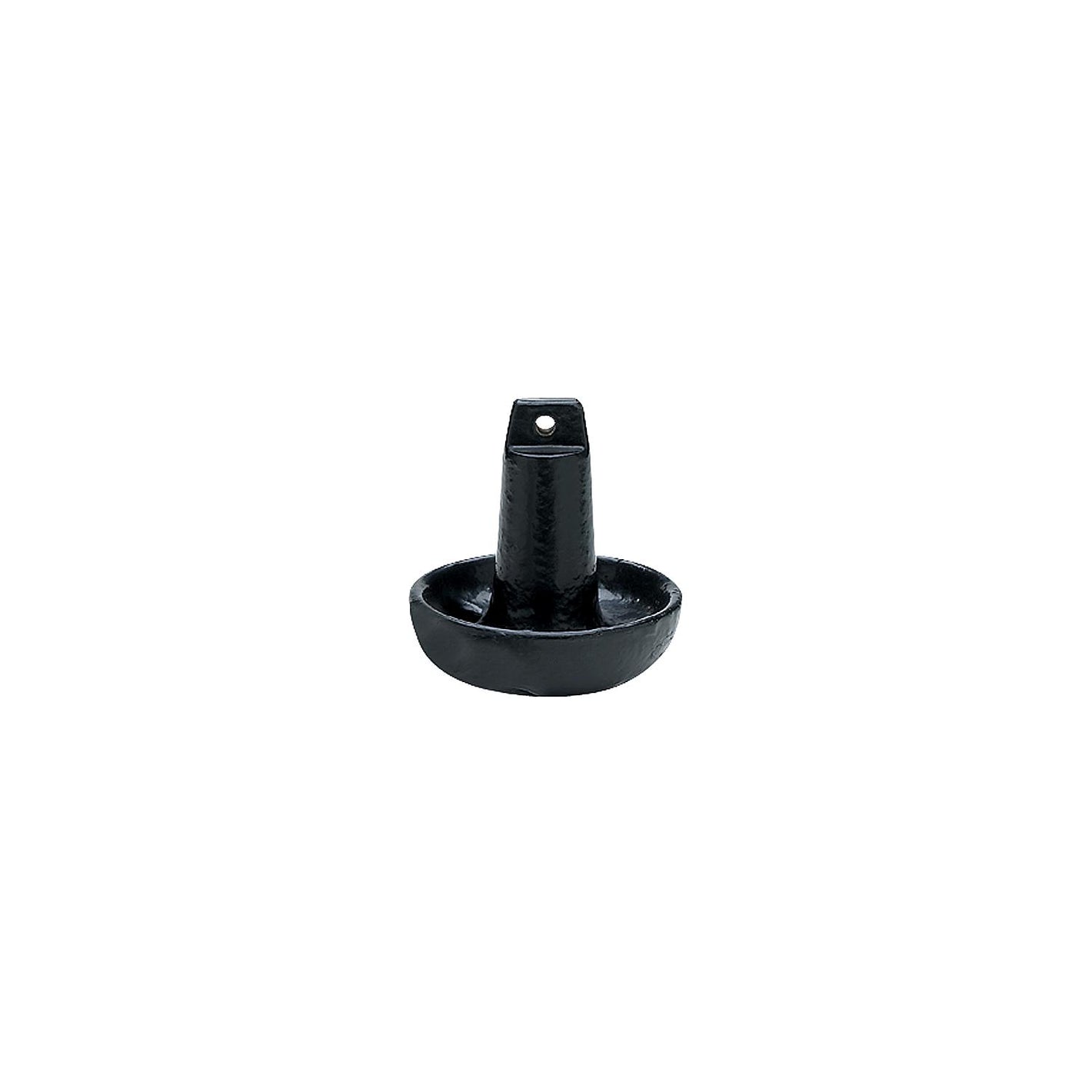 Mushroom Anchor, Vinyl Coated Cast Iron, Black, 30lbs