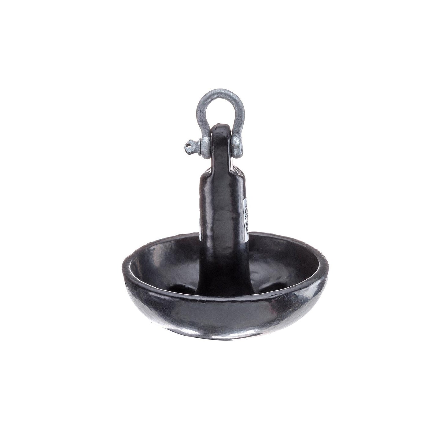 Mushroom Anchor, Vinyl Coated Cast Iron, Black, 10 lbs