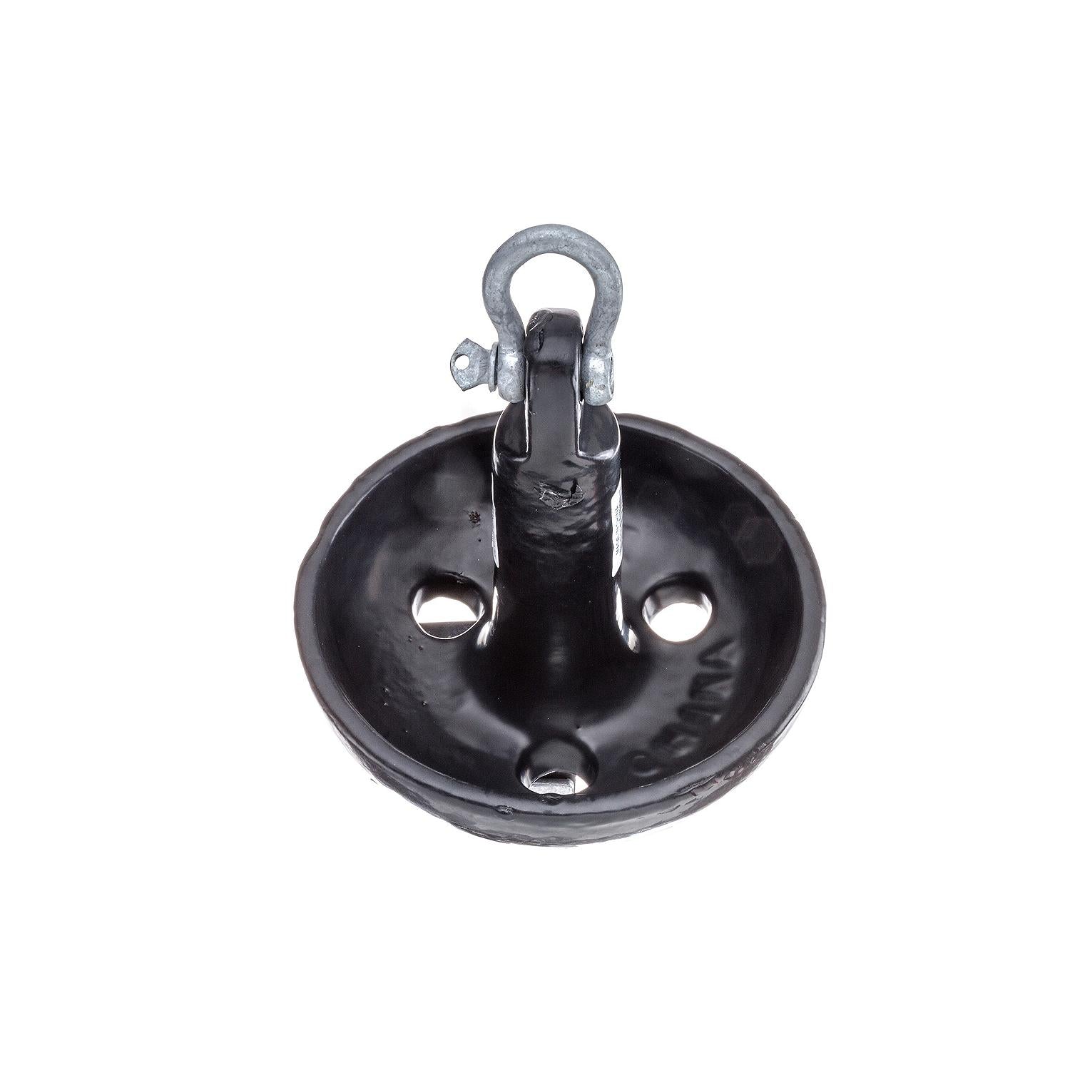 Mushroom Anchor, Vinyl Coated Cast Iron, Black, 10 lbs