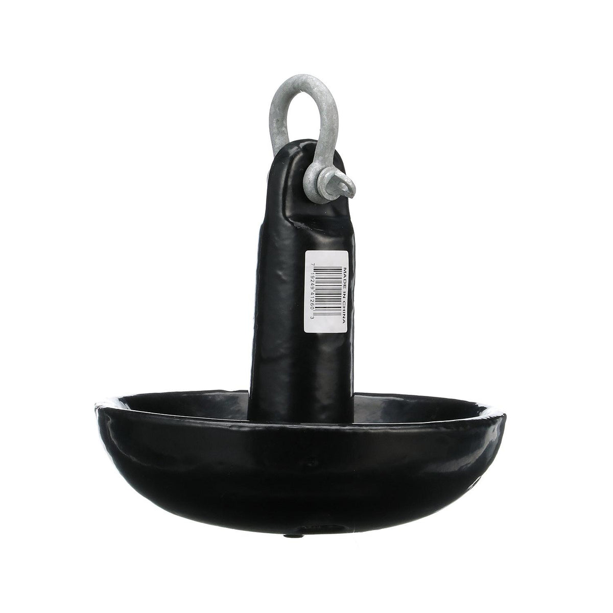 Mushroom Anchor, Black Vinyl Coated, 15 lbs