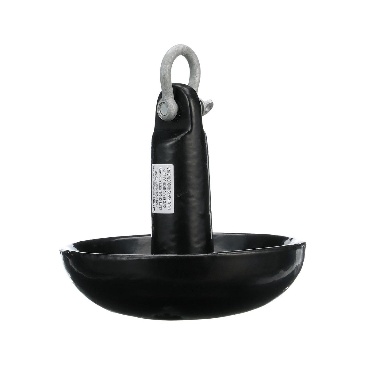 Mushroom Anchor, Black Vinyl Coated, 15 lbs
