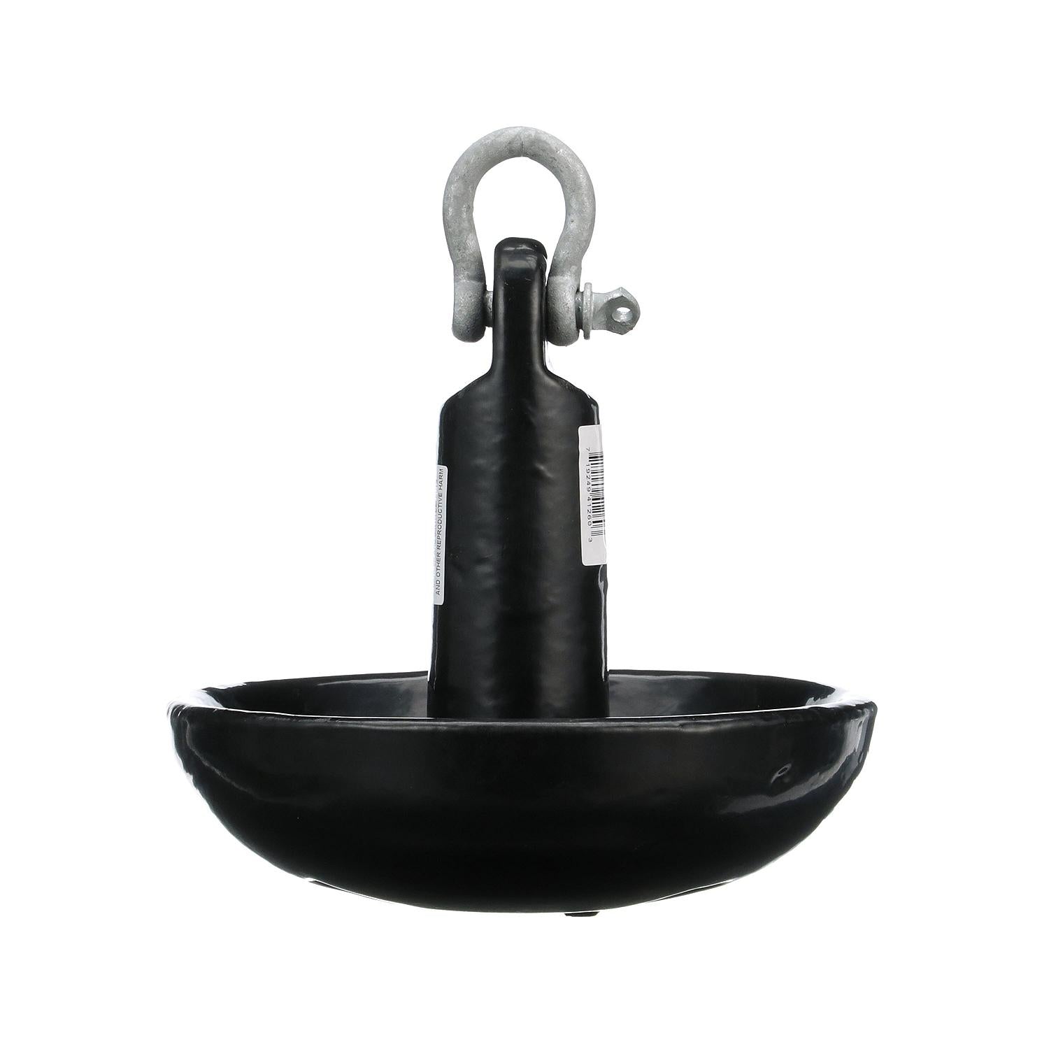 Mushroom Anchor, Black Vinyl Coated, 15 lbs