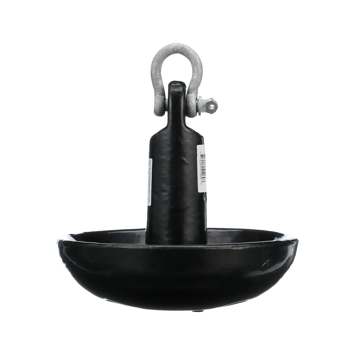 Mushroom Anchor, Black Vinyl Coated, 15 lbs