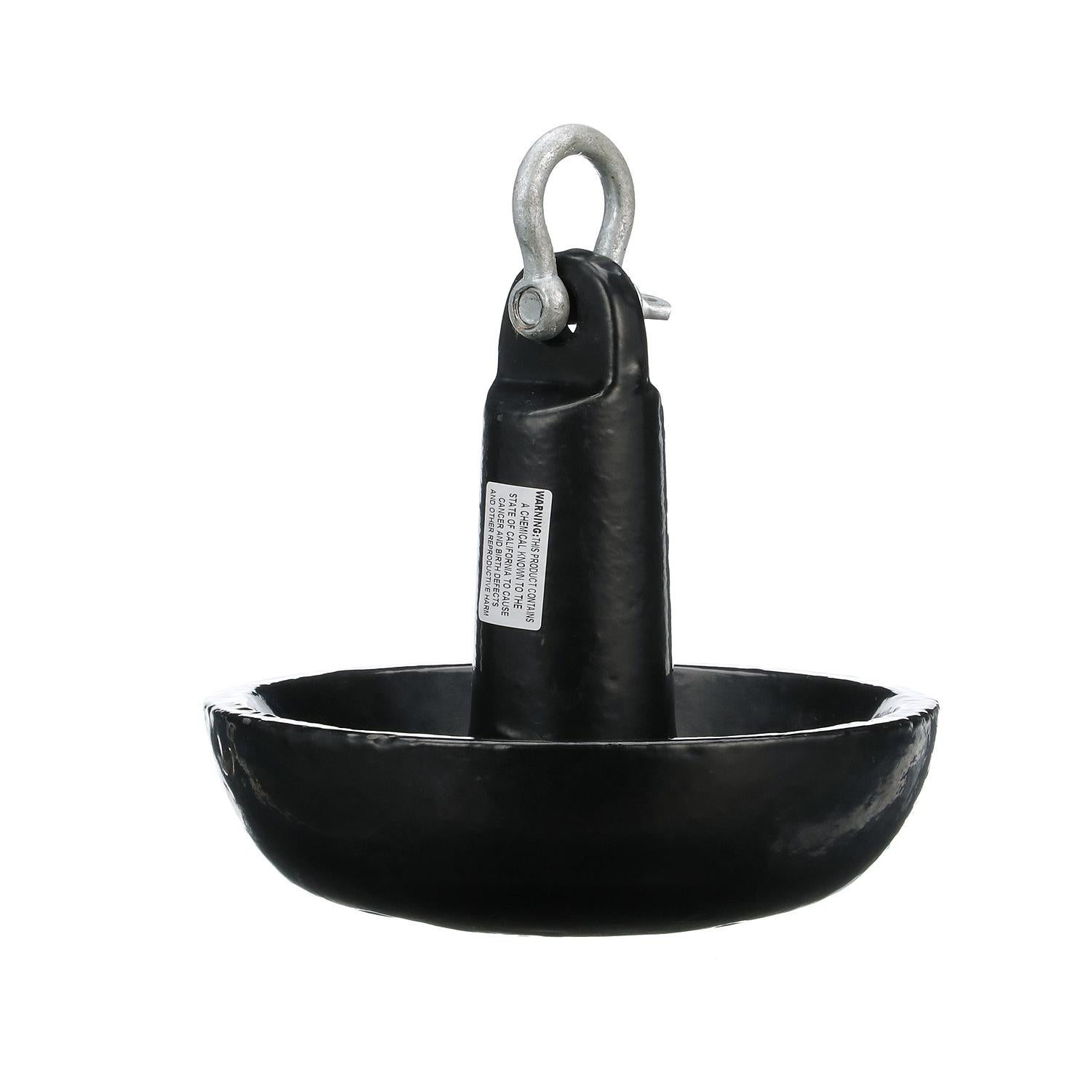 Mushroom Anchor, Black Vinyl Coated, 20 lbs