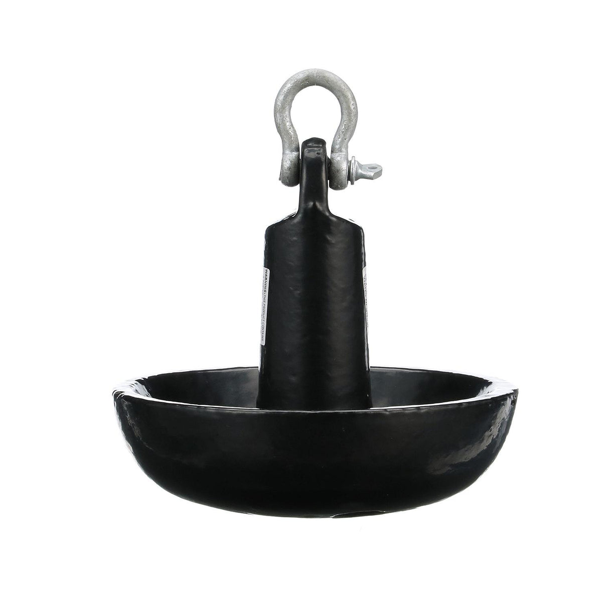 Mushroom Anchor, Black Vinyl Coated, 20 lbs