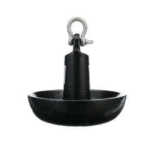 Mushroom Anchor, Black Vinyl Coated, 20 lbs