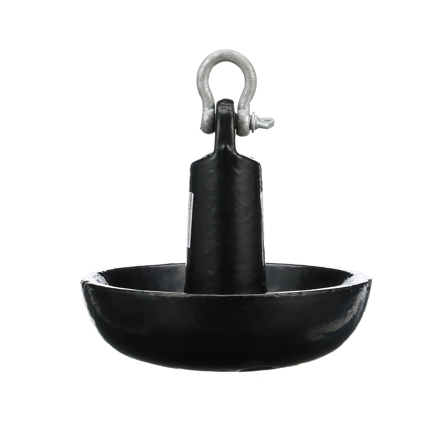 Mushroom Anchor, Black Vinyl Coated, 20 lbs