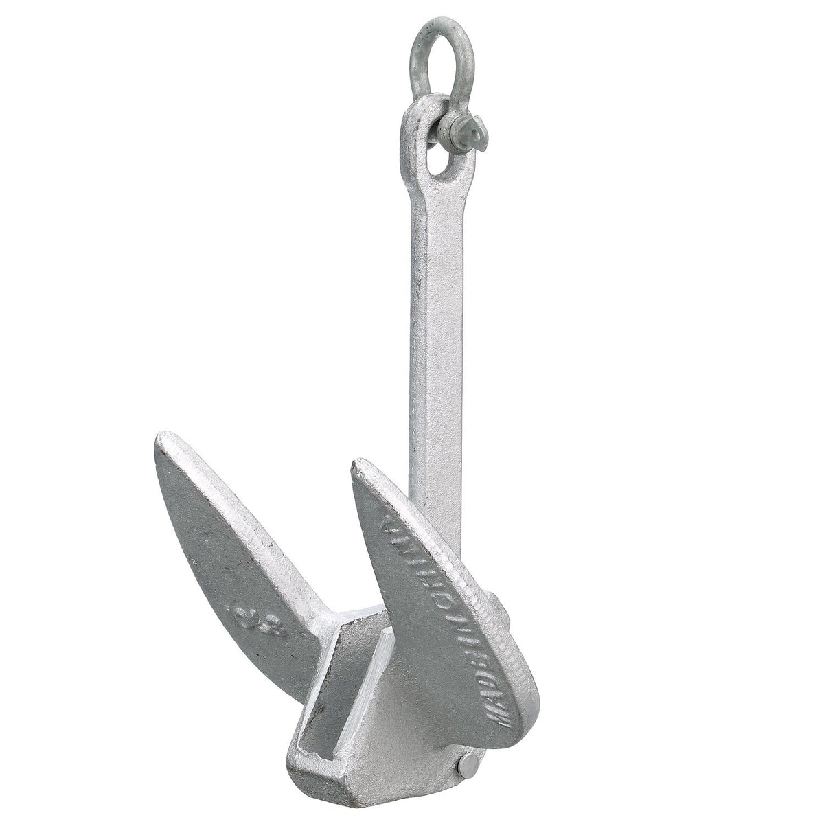 Navy Anchor, Double Dipped Painted Aluminum, 10 lbs