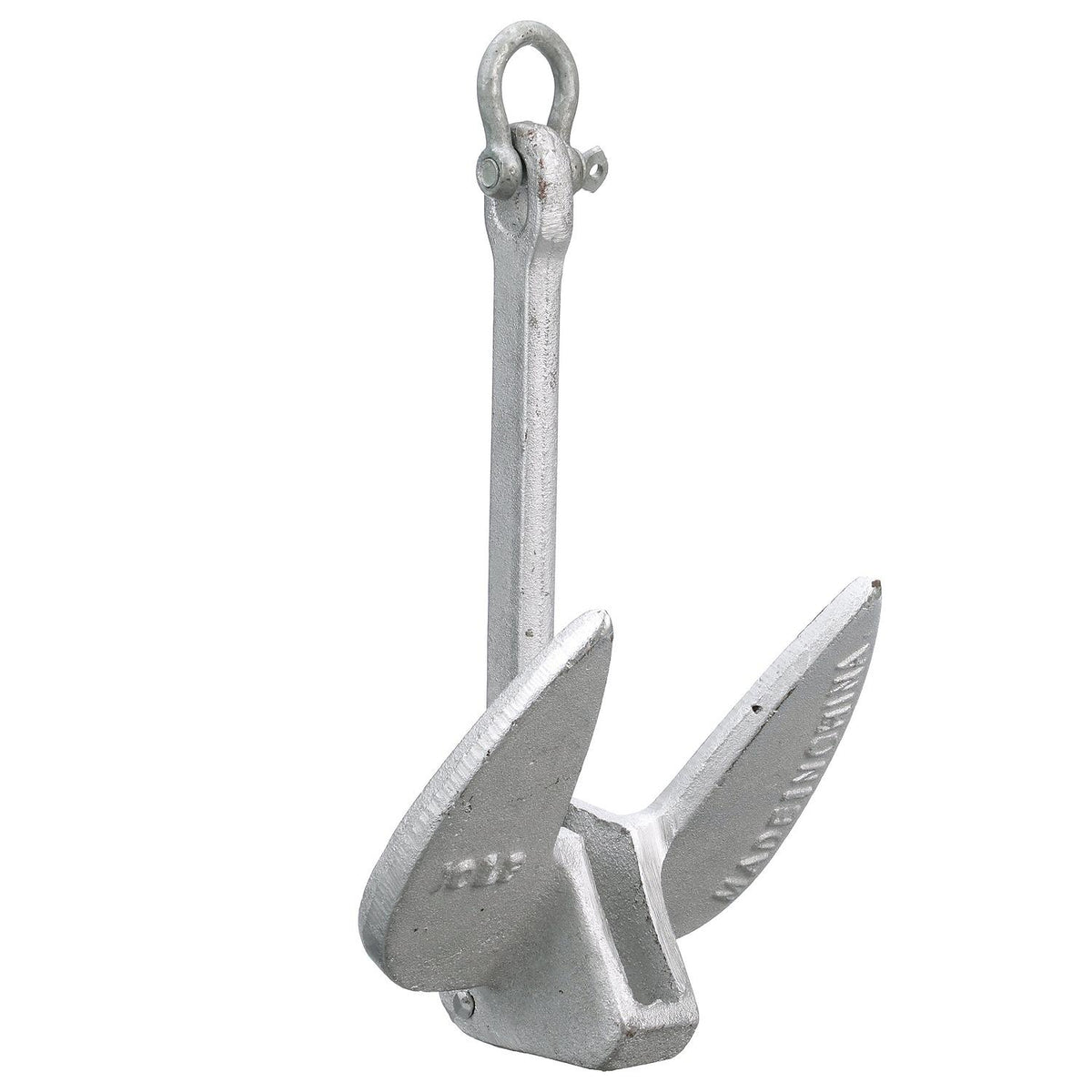 Navy Anchor, Double Dipped Painted Aluminum, 10 lbs