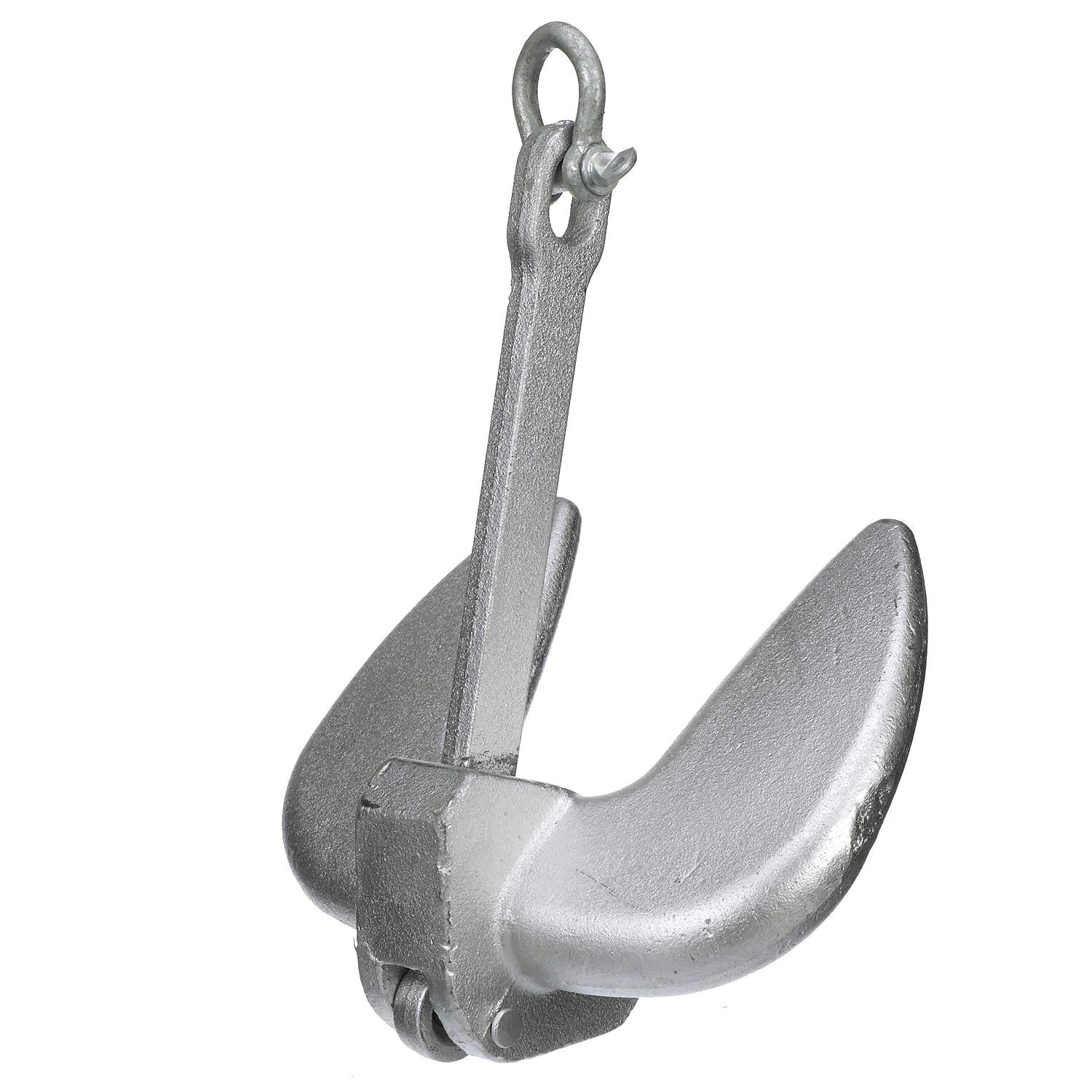 Navy Anchor, Double Dipped Painted Aluminum, 20 lbs